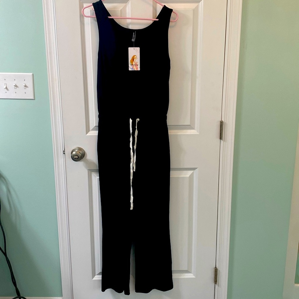 Black stretchy jumpsuit